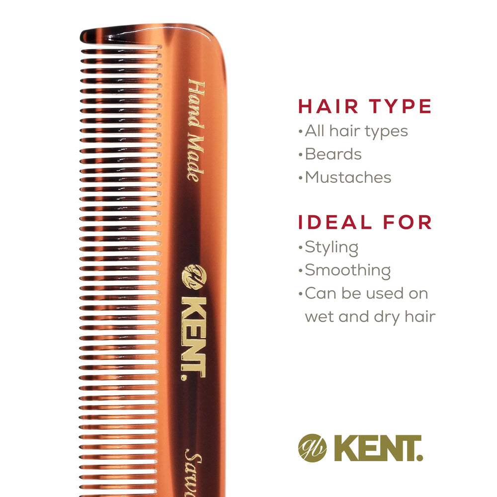 Kent FOT tortoise peigne pour homme femme enfant.