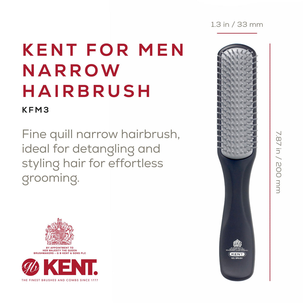 Démêlage efficace des cheveux épais avec Kent KFM3 sans tiraillement.