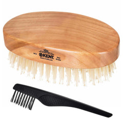 Kent MC4: brosse cheveux et barbe en poil de sanglier, répartition des huiles naturelles.