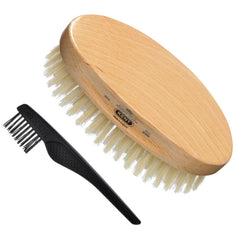 Brosse Kent MG3 compacte pour cheveux et barbe, idéale en voyage pour entretien rapide