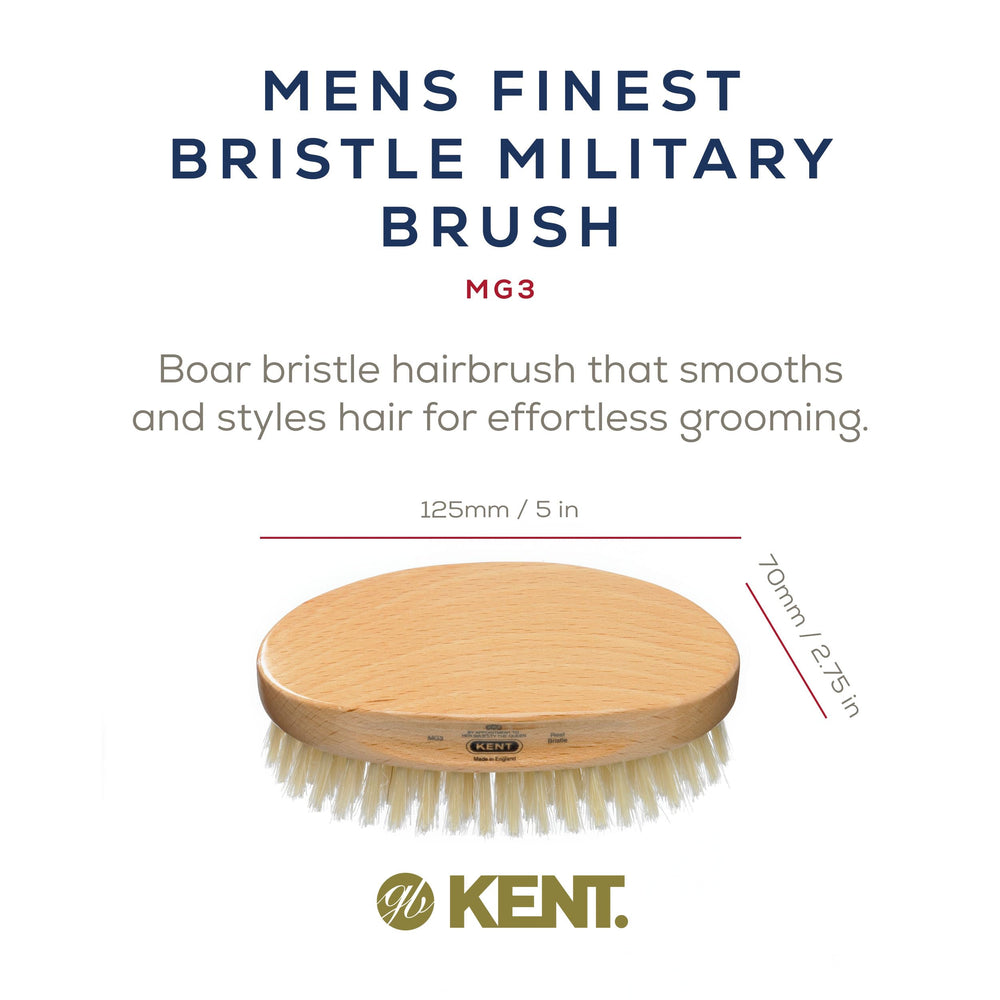 Kent MG3 poils de sanglier naturels favorisant la distribution d'huile naturelle