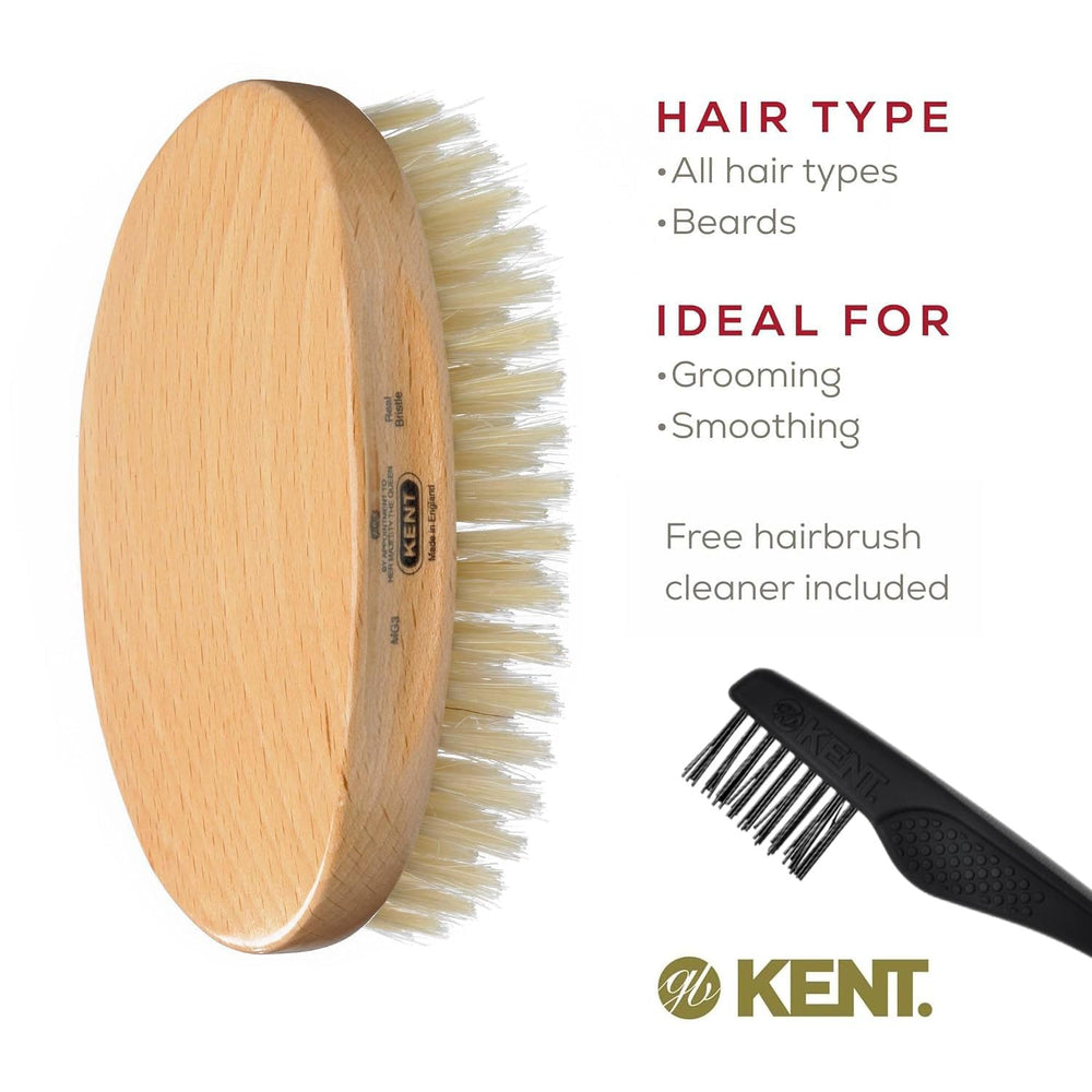 Taille pratique 12,5 cm pour emporter la brosse Kent MG3 en voyage