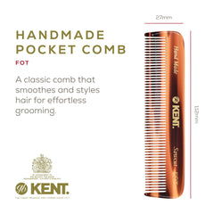 Kent peigne dents fins – détail soigné pour démêler sans tirer.