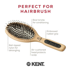Kent PF01 brosse taille compacte idéale pour sac à main