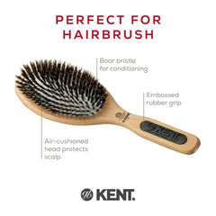 Kent PF07 brosse bois hêtre, design ergonomique et prise en main confortable.