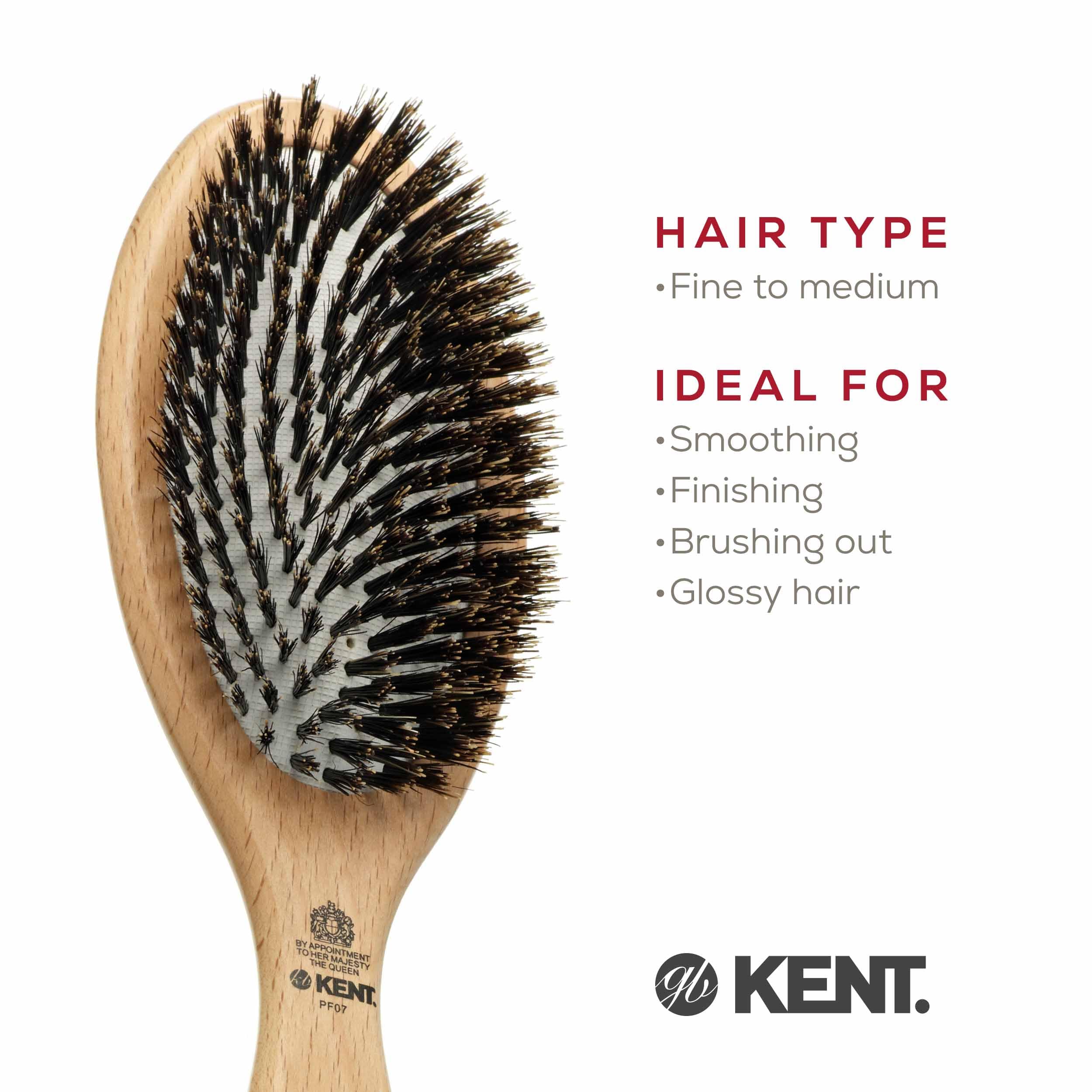 Kent PF07 brosse cadeau idéal pour homme, élégante et utile au quotidien.