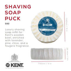 Savon à raser Kent SB2 texture crèmeuse prête à être travaillée par la brosse