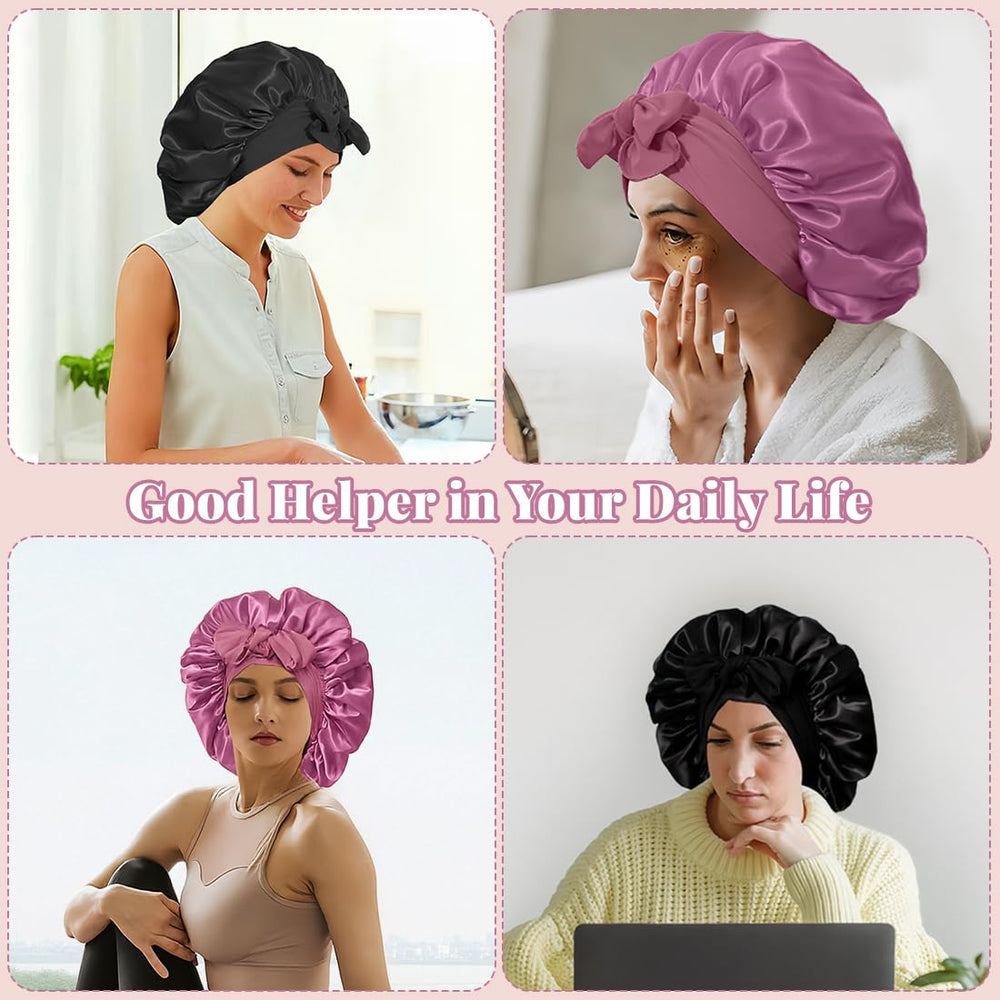 KEPUWAY bonnet satin facile à entretenir reste doux après lavage