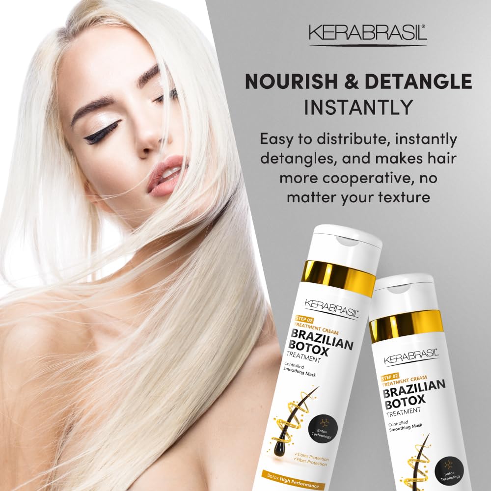 Kerabrasil STEP 01-03 Botox Bresilien apporte souplesse aux mèches