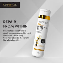 Kerabrasil STEP 01-03 Botox Bresilien, cheveux lisses et disciplinés