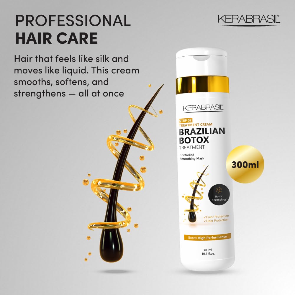 Kerabrasil STEP 01-03 Botox Bresilien démêlage facilité et efficace