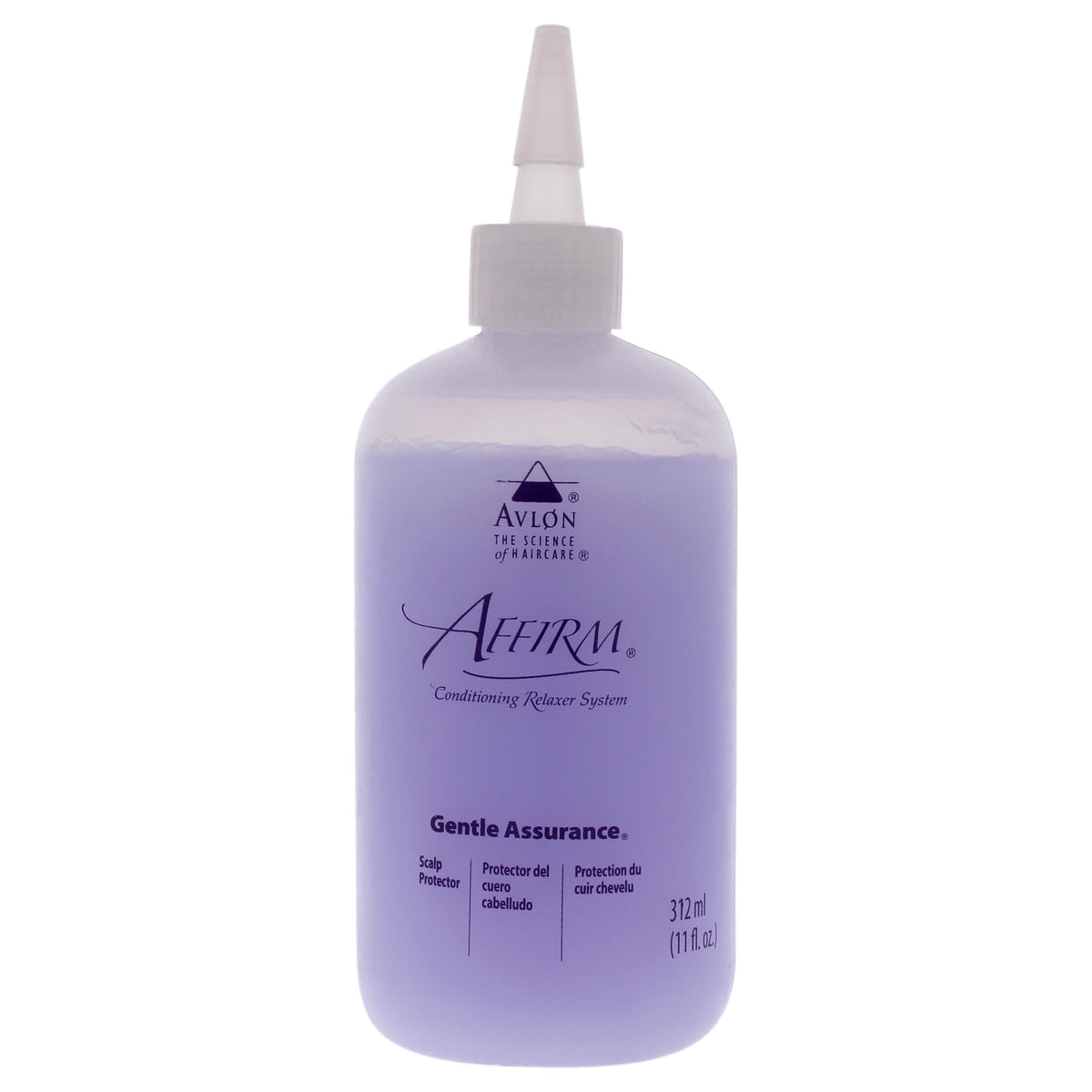 La bouteille Affirm Sensitive Gentle Assurance de KeraCare Avlon en 11 oz prête à l’emploi.
