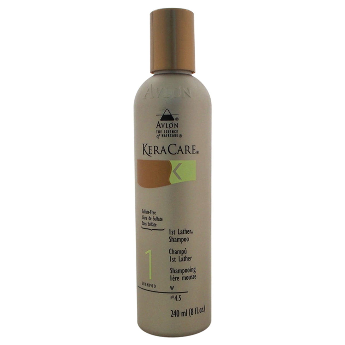 KeraCare Avlon Première Mousse – bouteille, nettoyage en douceur pour tous types de cheveux.