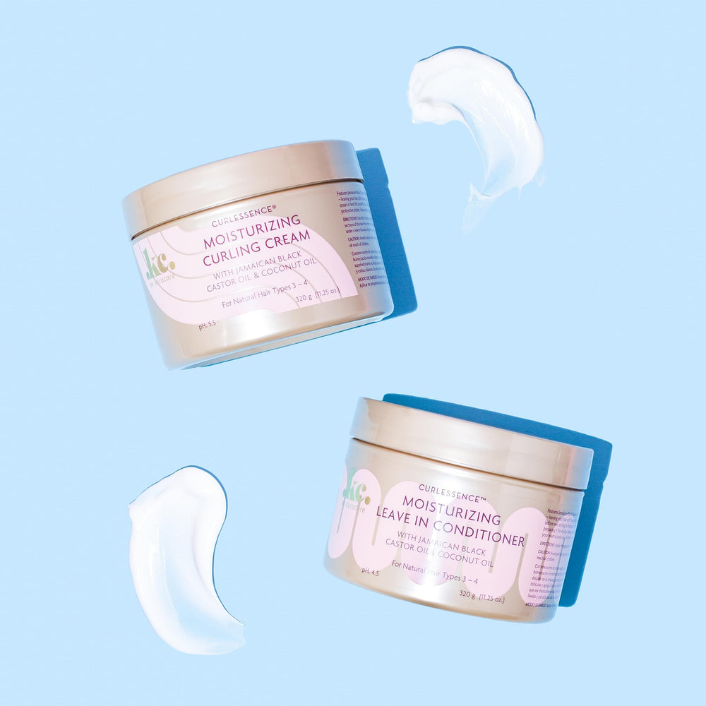 KeraCare CurlEssence: parfum coco subtil pour une expérience sensorielle.