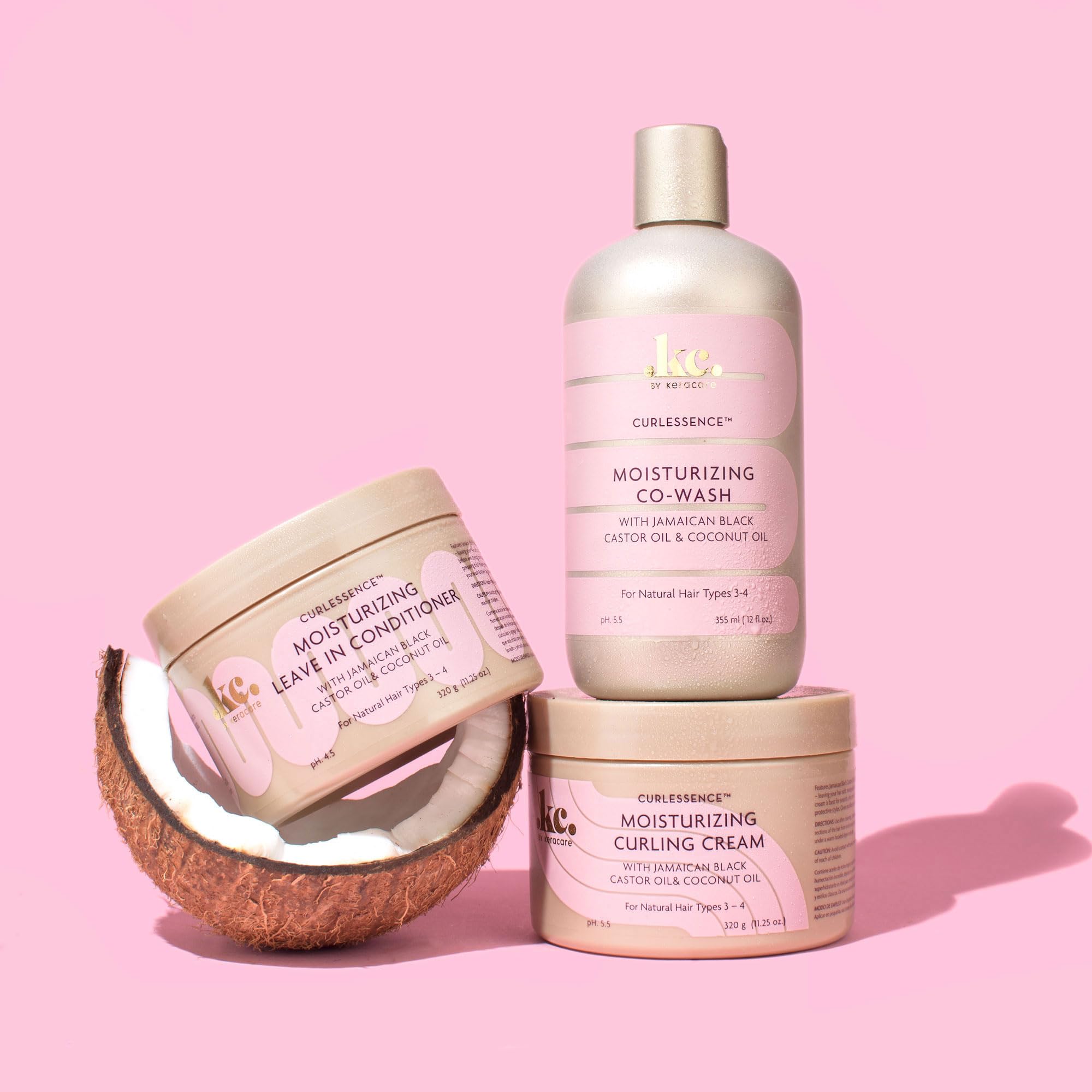 KeraCare CurlEssence: sans silicone ni parabènes pour une routine propre.