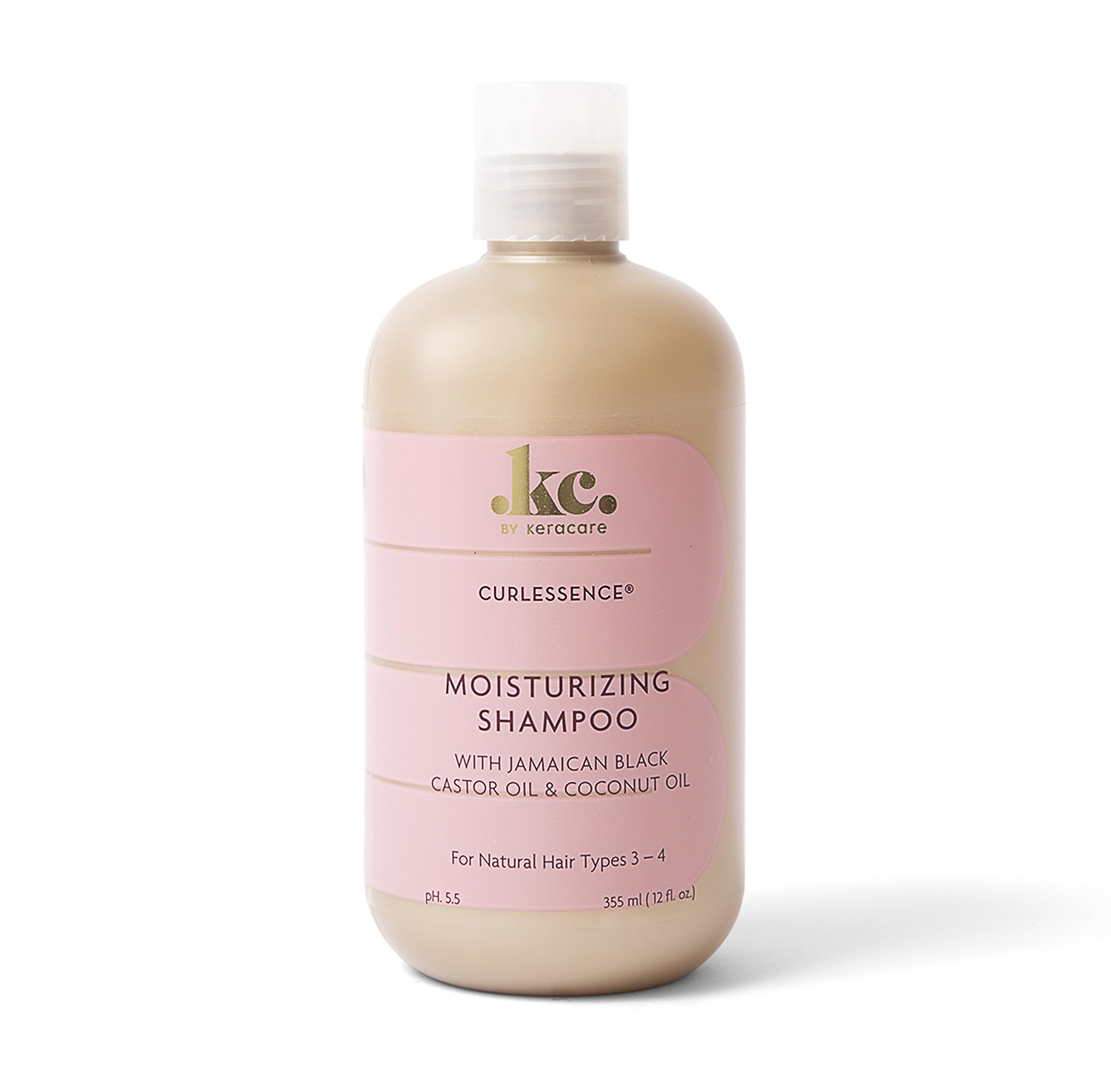 Shampooing Hydratant KeraCare sur bouteille, hydratation douce pour cheveux bouclés.