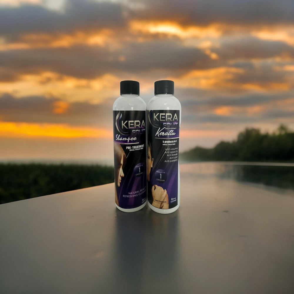 Kerafruit brillance naturelle: cheveux doux, scintillants et mieux protégés.
