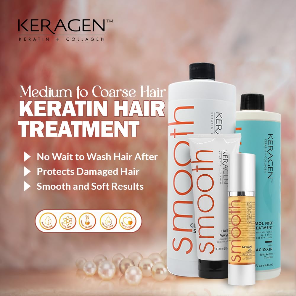 KERAGEN Ensemble blowout à domicile, routine salon à domicile