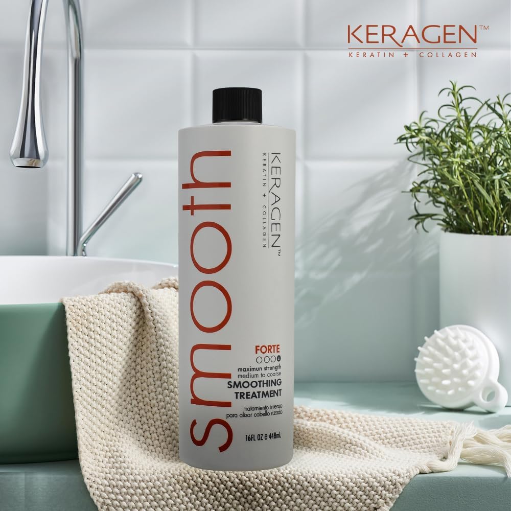 Keragen – kit soin lissage à domicile pour résultats professionnels à la maison.