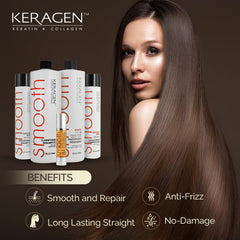 KERAGEN Traitement à la kératine Forte – formule nourrissante pour renforcer les longueurs.