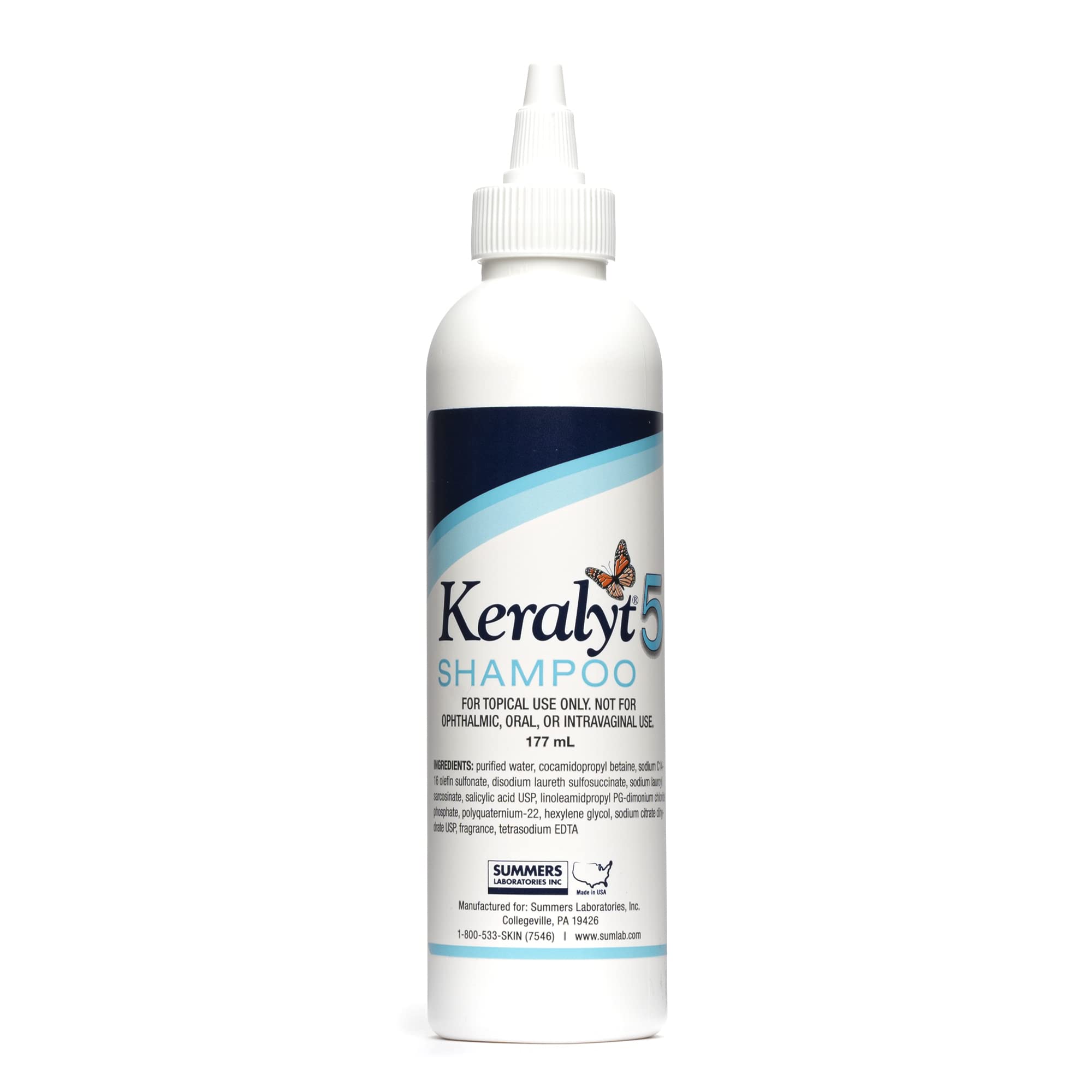 Keralyt 5 Shampoing, pré-douche pratique pour démêler et exfolier