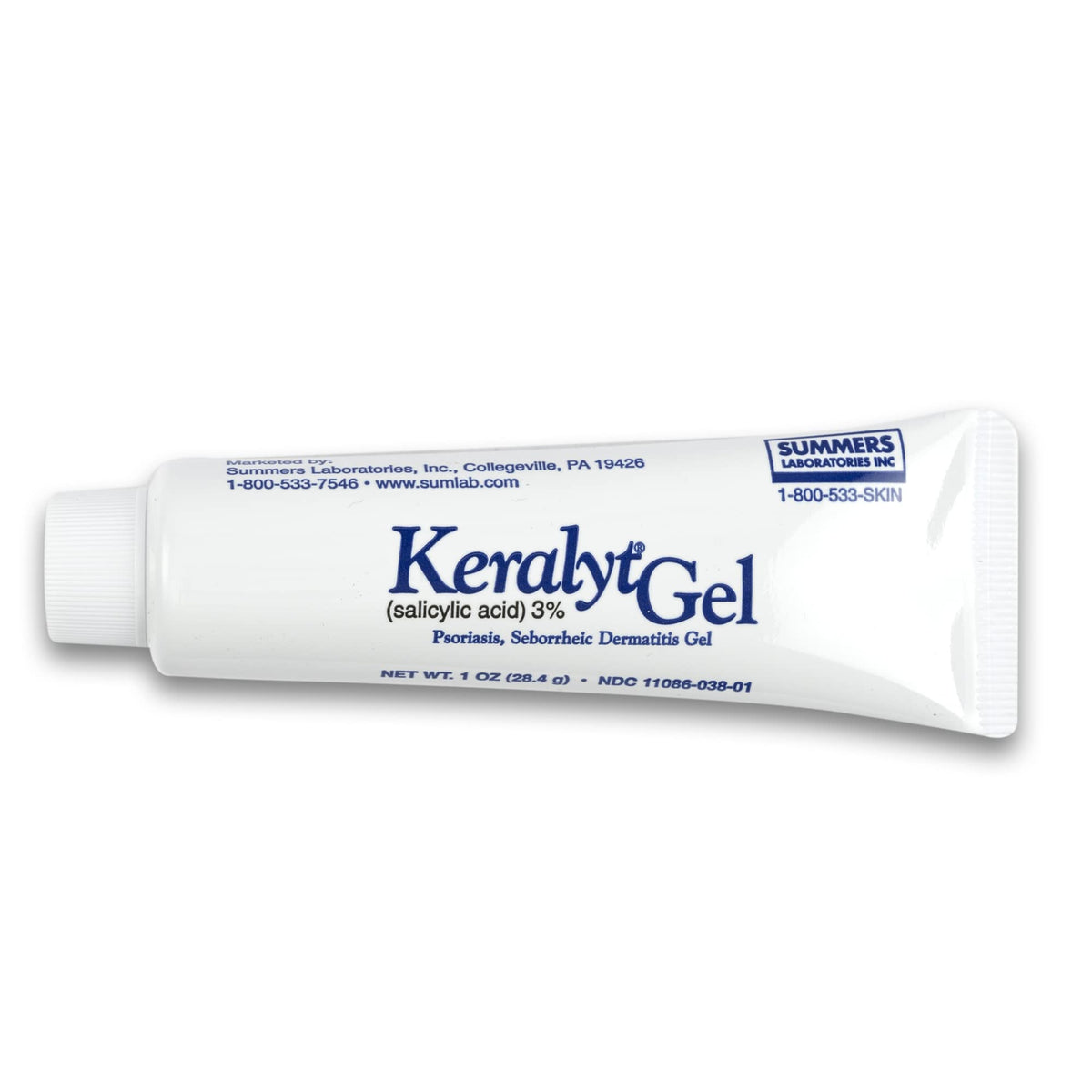 Keralyt Gel 3% - bouteille prête à l’emploi pour application ciblée sur zones sensibles.