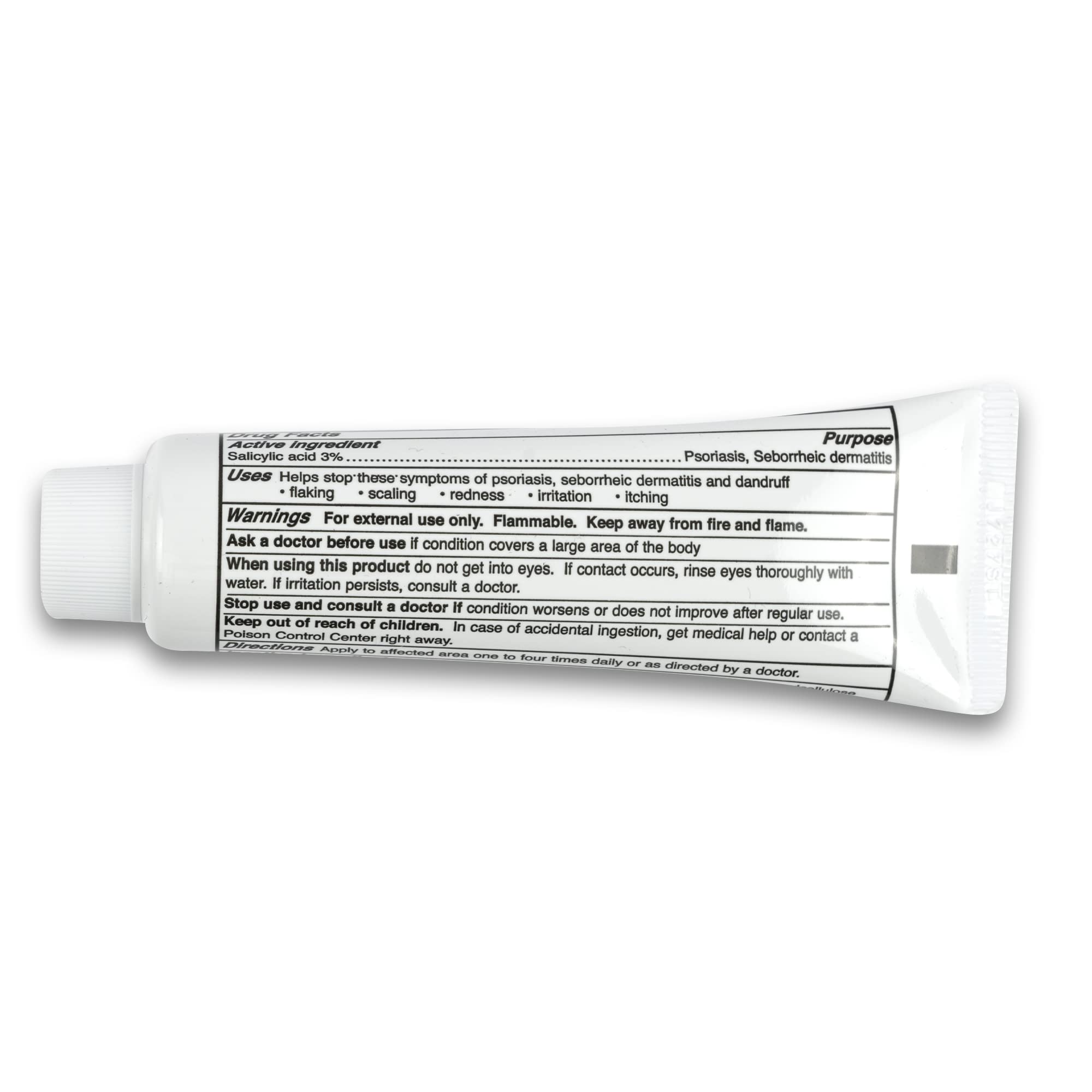 Keralyt Gel 3% - zone sensible montré pour une application douce.