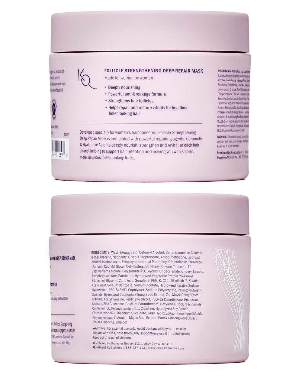 Keranique Routine Soin – solution pour cheveux fins.