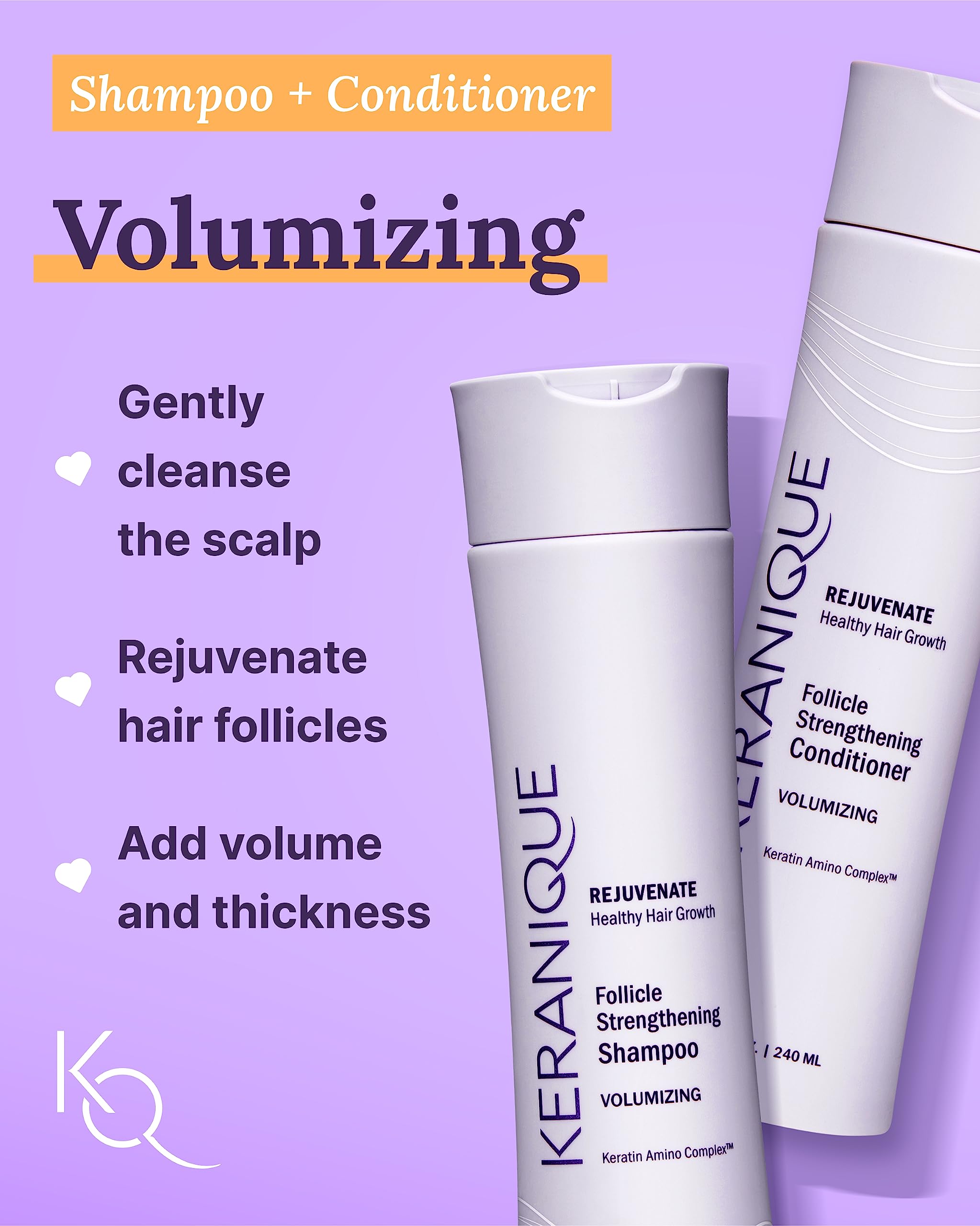 Keranique Sérum Booster Follicules : nourrit les racines et favorise une base dense.