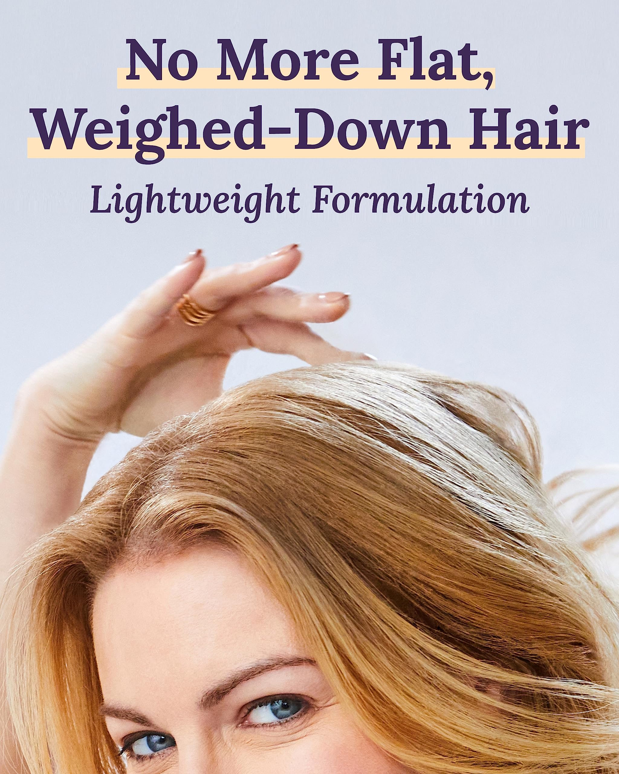 Keranique Shampoing Volume, effet volumisant sur les cheveux.