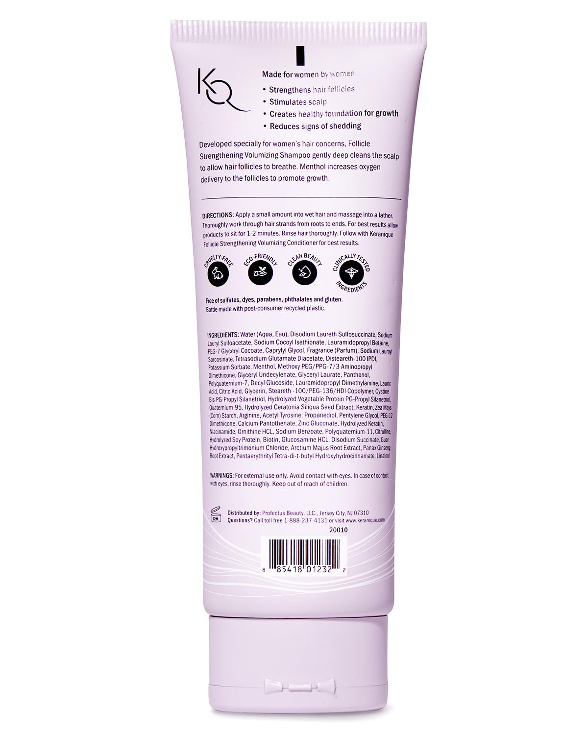 Keranique shampooing volumisant : utilisation quotidienne simplifie la routine capillaire.