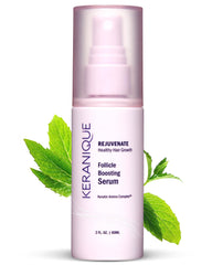 Sérum Keranique Follicle Booster dans une bouteille, application légère pour cheveux plus épais