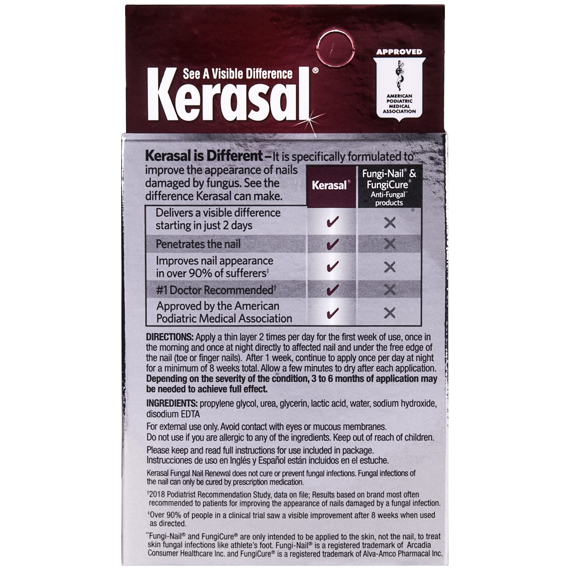 Kerasal Ongles – flacon 2, démonstration d'une utilisation en duo