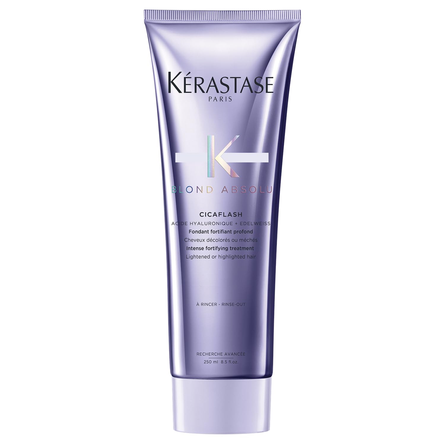 Kérastase Blond Absolu Cicaflash, flacon du conditionneur, hydrate et assouplit les longueurs.