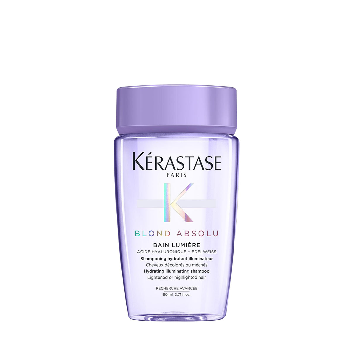 Kerastase Blond Absolu Lumière, bouteille voyage, hydratation et brillance en déplacement