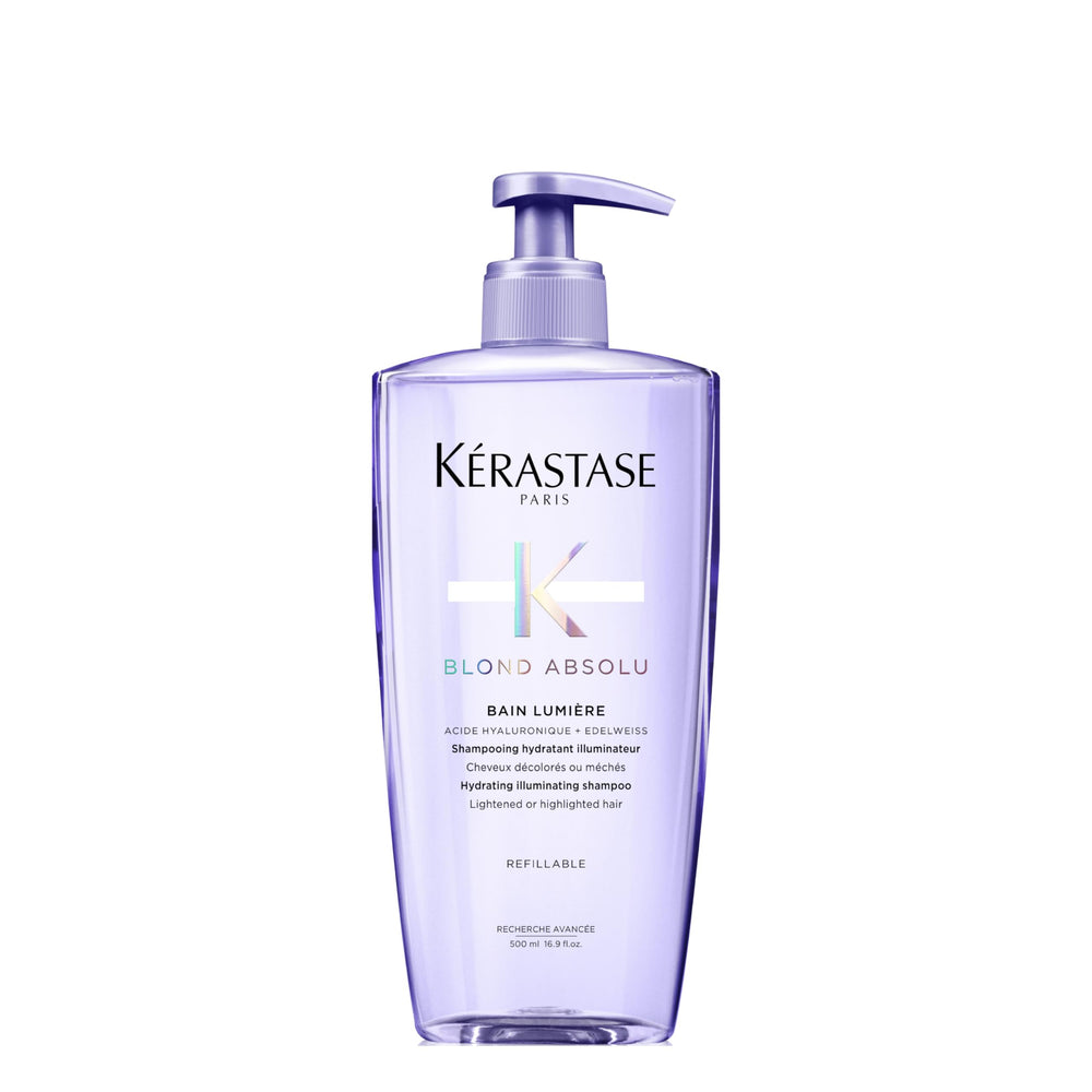 Kerastase Blond Absolu Lumière – bouteille élégante prête à illuminer les cheveux blonds