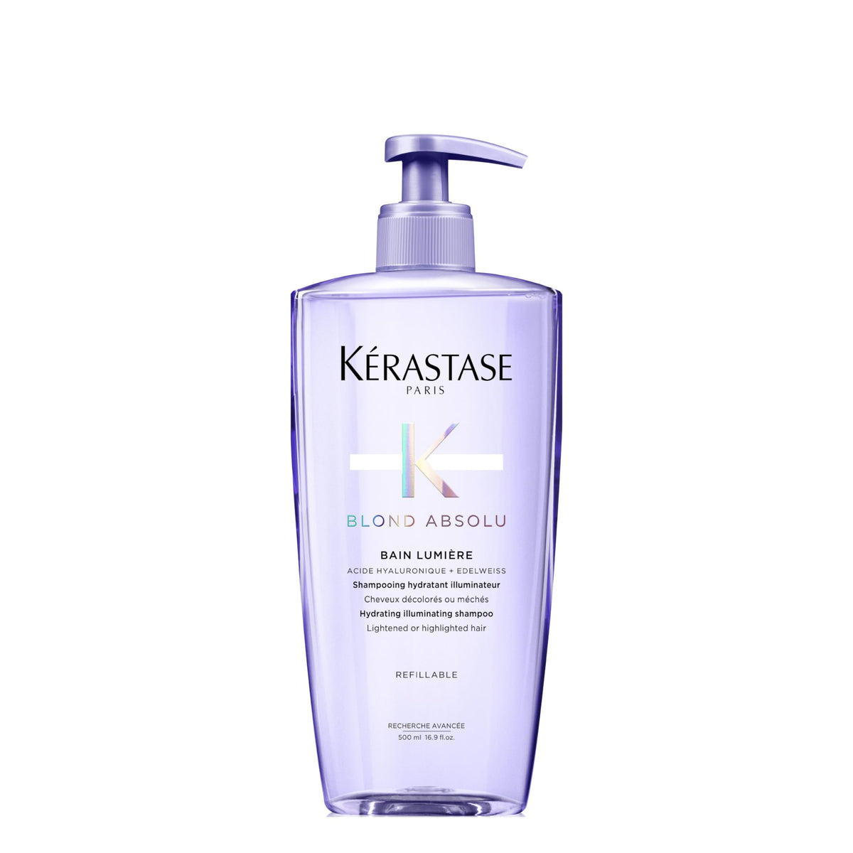 Kerastase Blond Absolu Lumière – bouteille élégante prête à illuminer les cheveux blonds