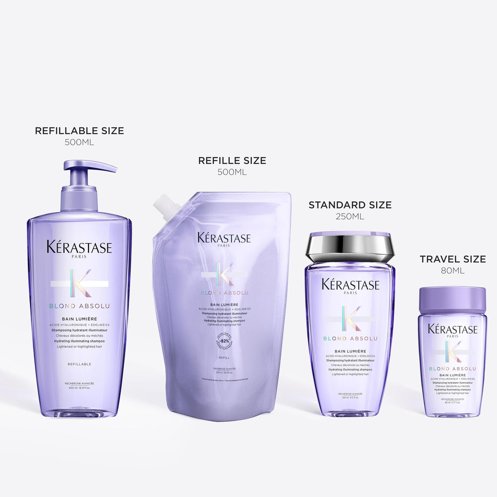 Kerastase Blond Absolu Lumière, texture shampooing légère et fluide
