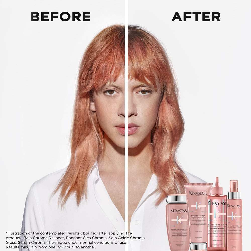 KÉRASTASE Chroma Absolu routine avec masque et brillance.