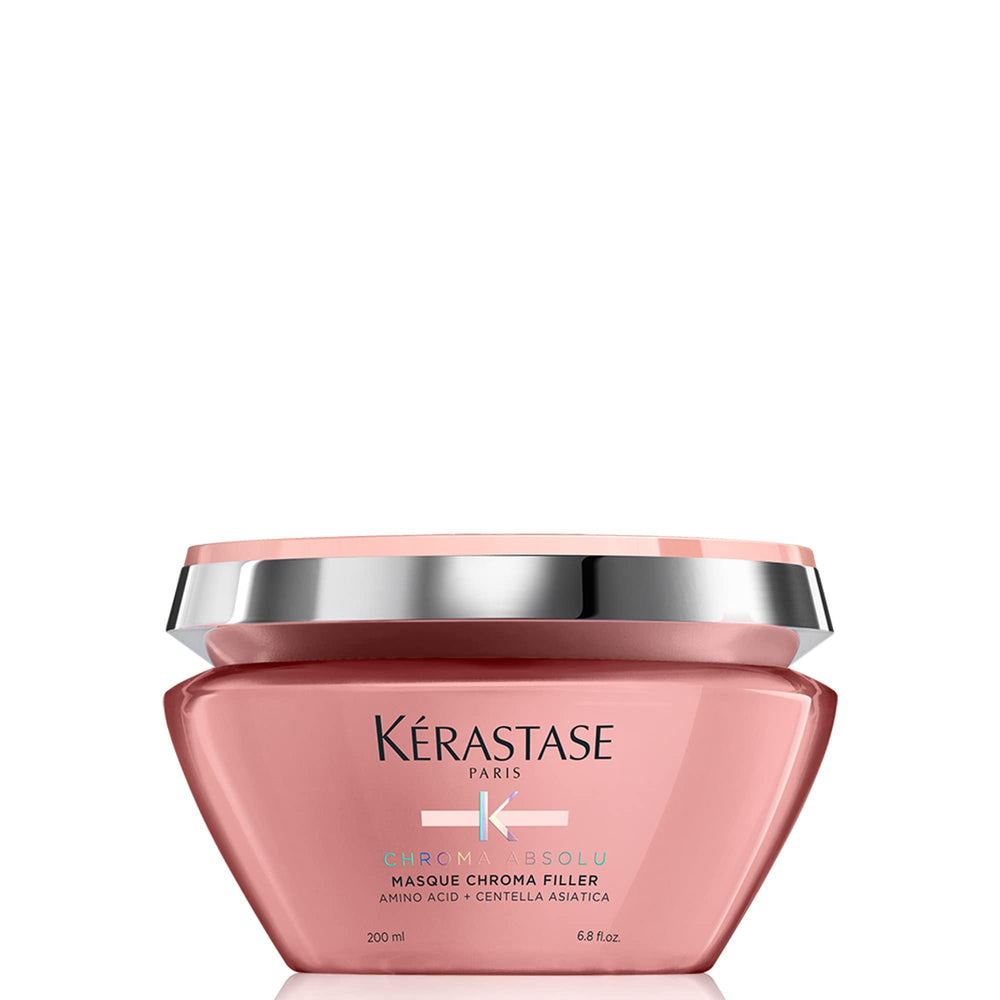Kérastase Chroma Absolu masque anti-porosité pour cheveux colorés, hydratation en profondeur.