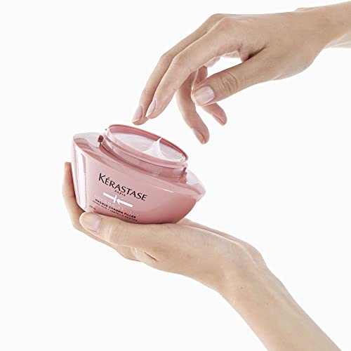 Kérastase Chroma Absolu masque soin couleur pour cheveux soyeux et lumineux.