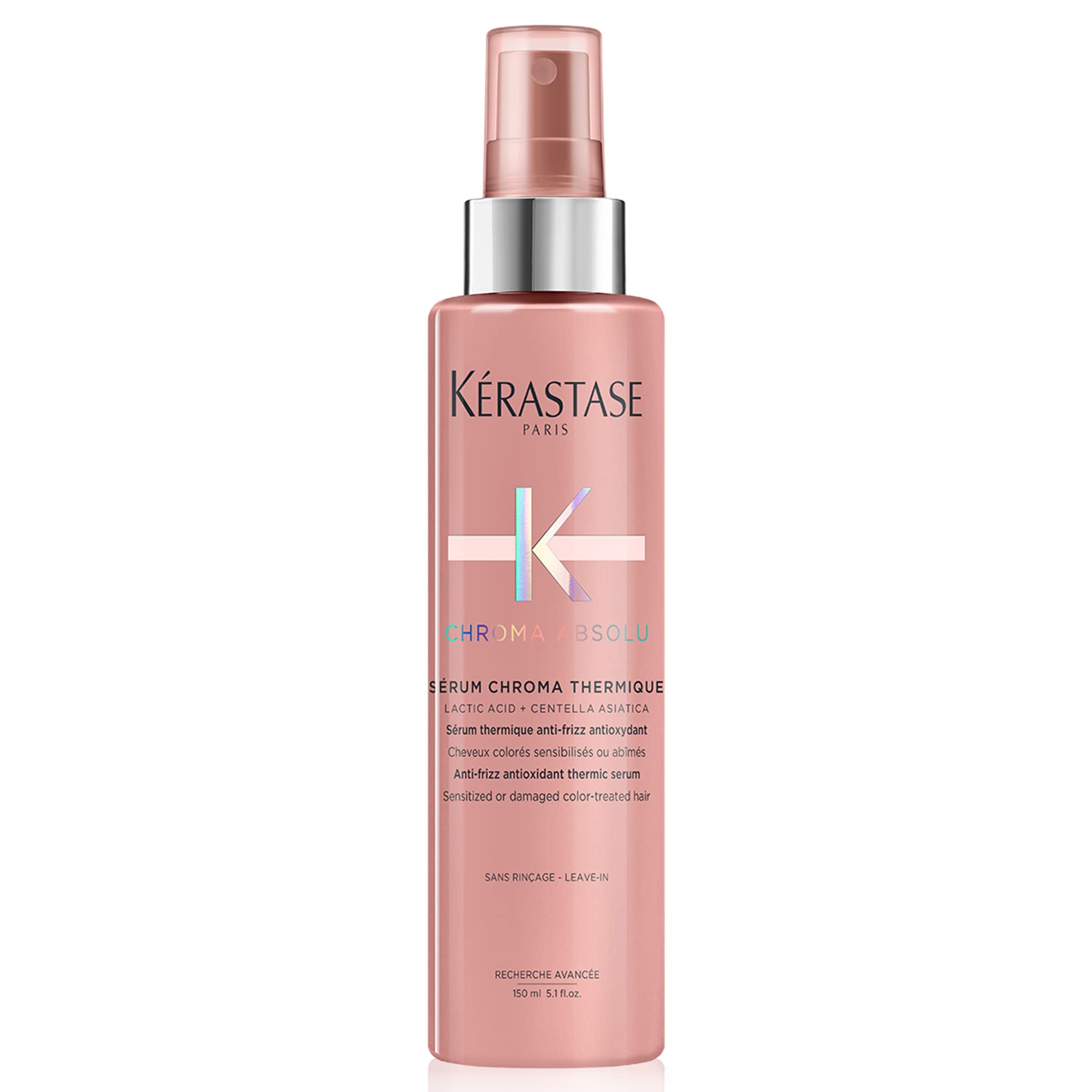 Sérum Kérastase Chroma Absolu protégeant chaleur et couleur des cheveux colorés.