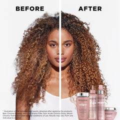 KÉRASTASE Chroma Absolute Shampoing, pompe pratique pour une application précise.