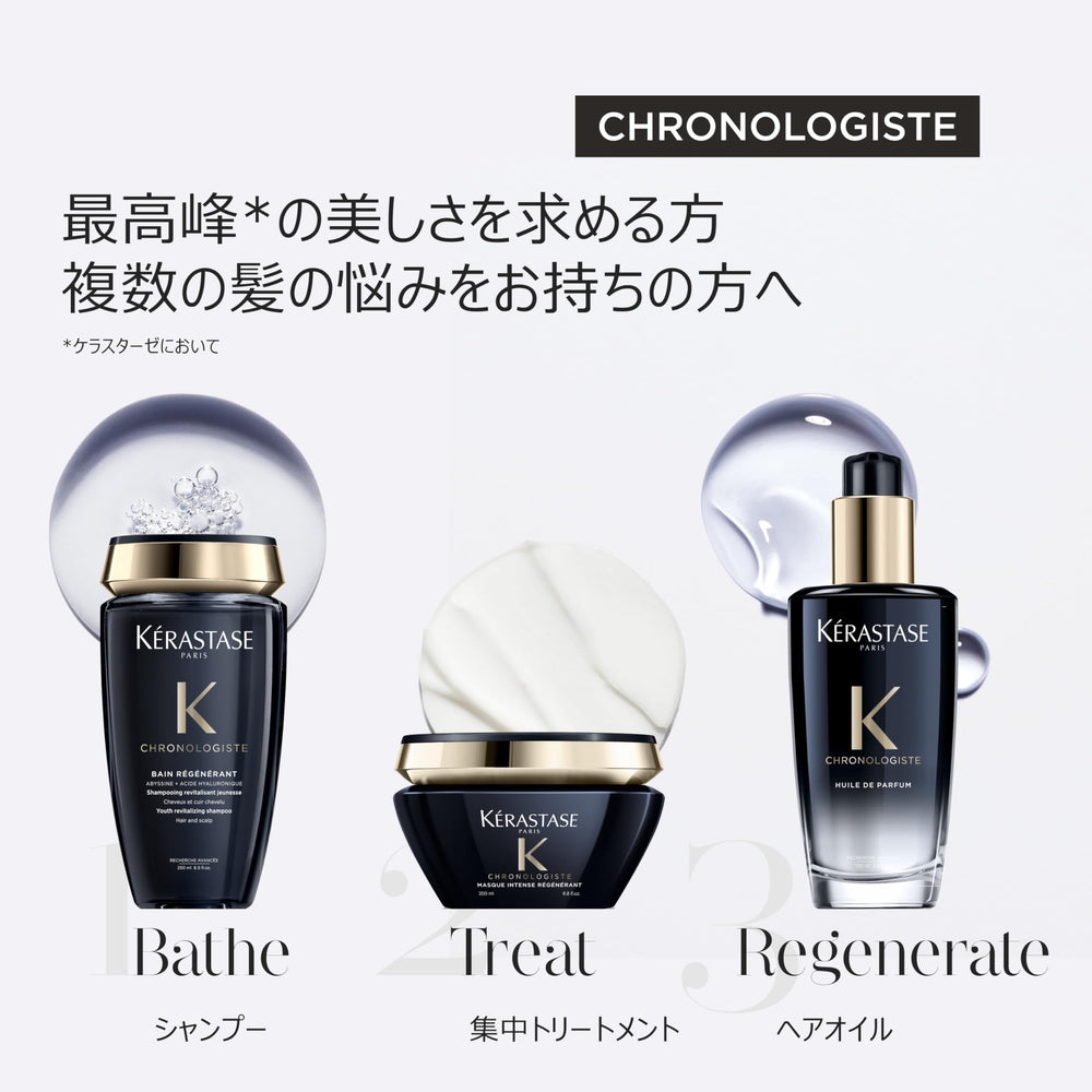 Cheveux brillants et naturellement lumineux après Chronologiste Regénérant Shampooing