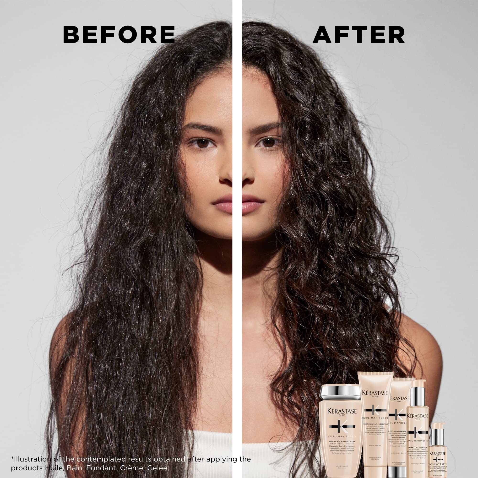 KÉRASTASE Curl Manifesto Sublime Repair: hydratation profonde adaptée à toutes les boucles.