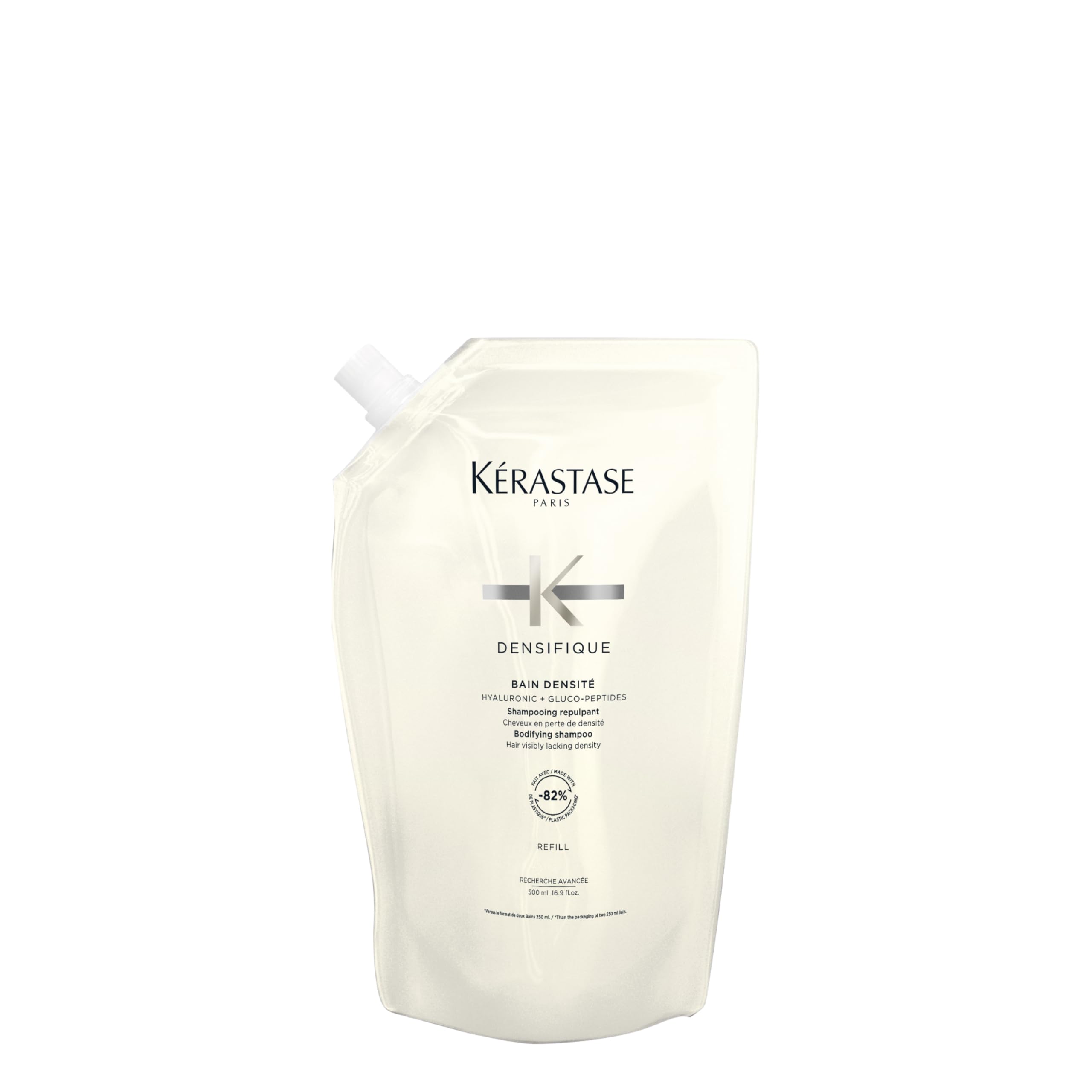 Kérastase Densifique Bain Densité en recharge 500 ml, densité accrue.