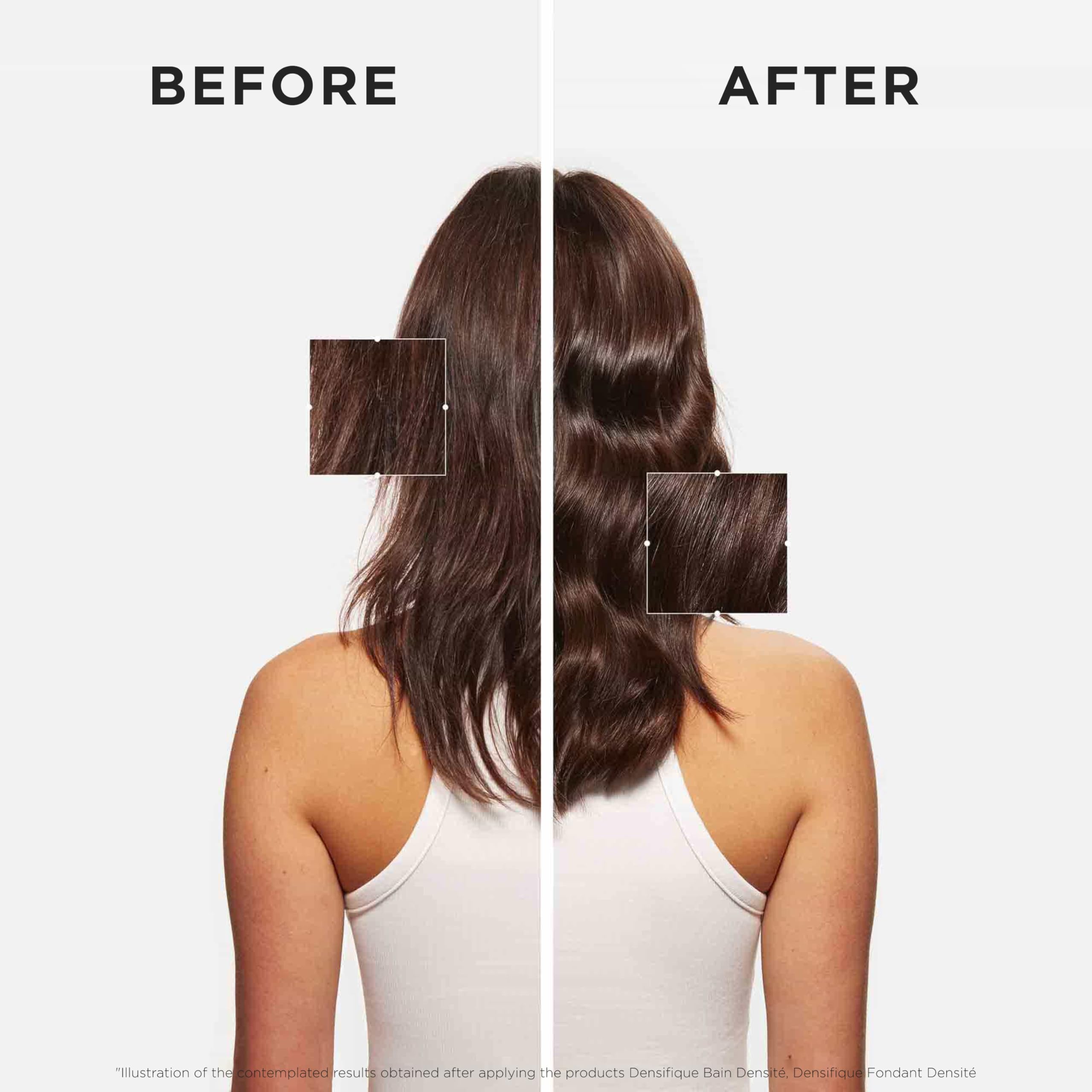 Kérastase Densifique Bain Densité: application en mousse pour un lavage en douceur.