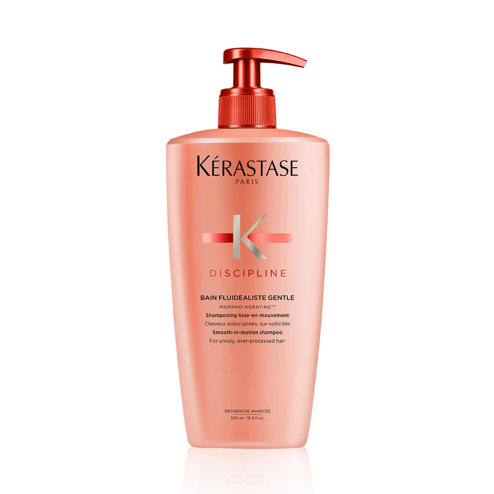Kerastase Discipline Bain Fluidealiste – bouteille-pompe, facilité d'application et sans sulfates.