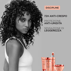 Kérastase Discipline Fluidissime – Application mains, distribution uniforme pour lisser les fibres.