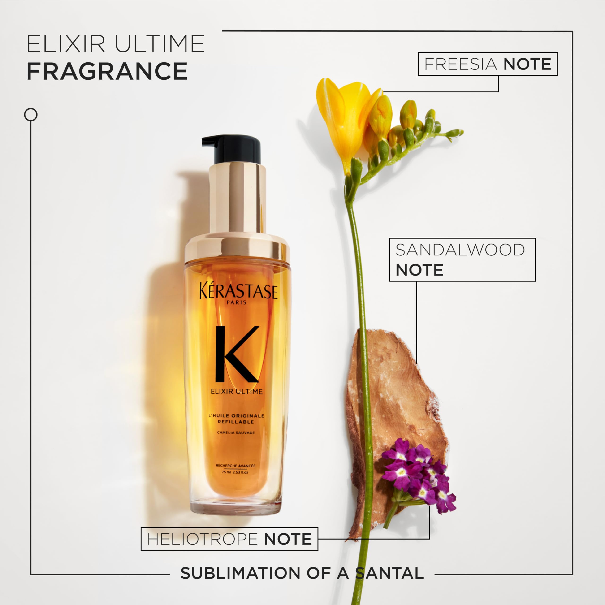 Recharge durable pour Kerastase Elixir Ultime, emballage responsable.
